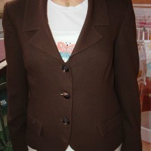 valentina, giacca marrone