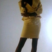 TAILLEUR GIALLO DA CERIMONIA